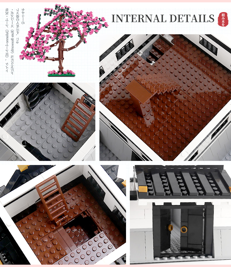 MOLD KING 22006 Berühmte Serie Himeji Castle Building Blocks Toy Set