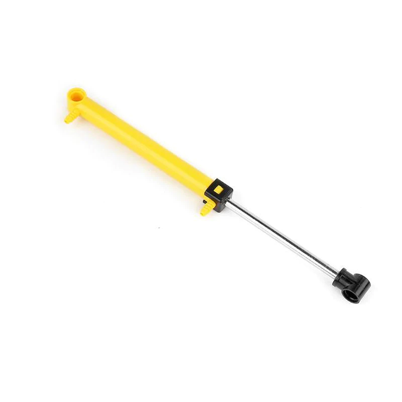 Mould King M00008 Cylindre de pompe pneumatique jaune avec 2 entrées