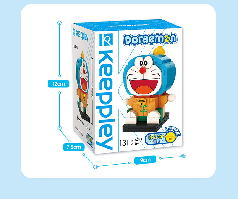 Keeppley Doraemon A0112 Tang Suit QMAN Building Blocks Toy Set