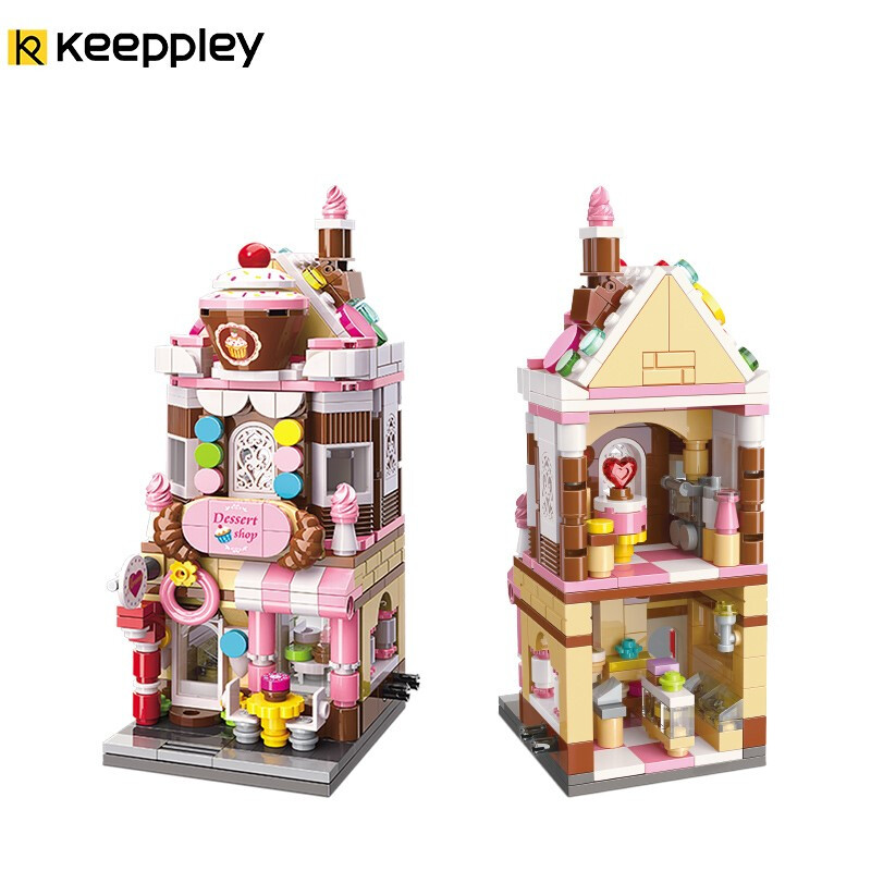Keeppley House C0101 Desserthaus QMAN Bausteine Spielzeugset