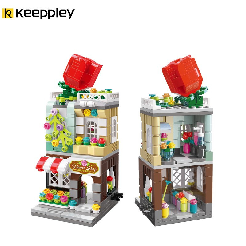 Keeppley House C0104 Flower House QMAN Building Blocks Toy Set