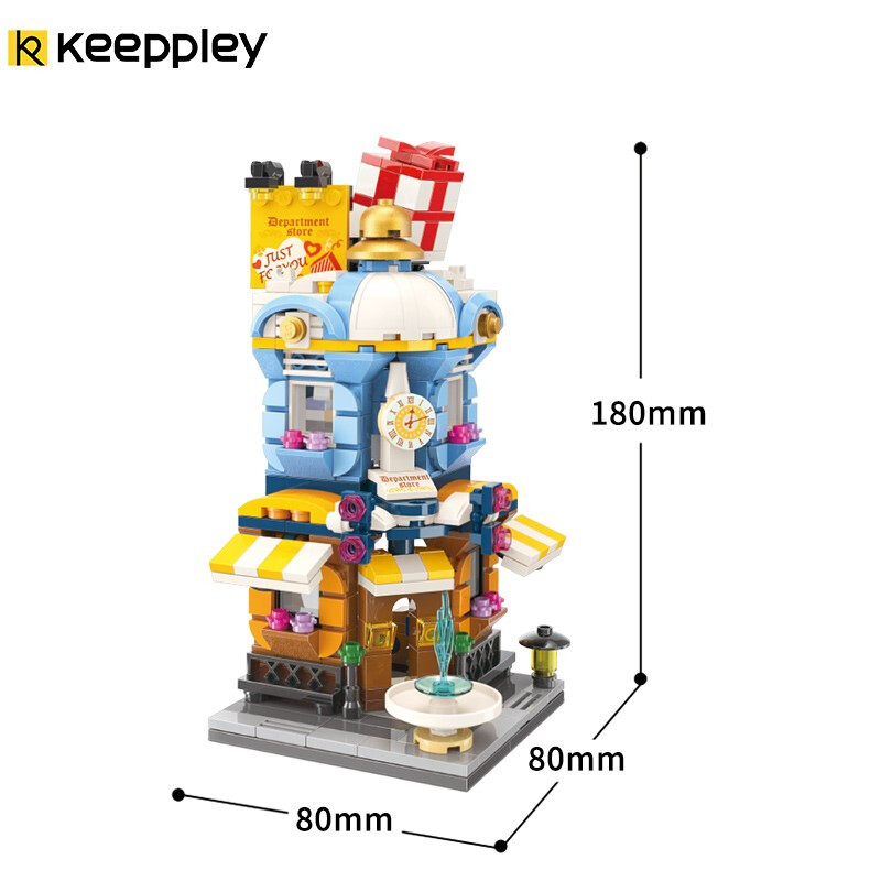 Keeppley House C0105 Modekaufhaus QMAN Building Blocks Toy Set