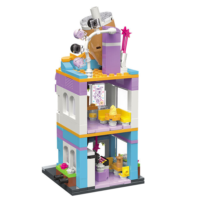 Keeppley House C0108 Milktea House QMAN Building Blocks Toy Set