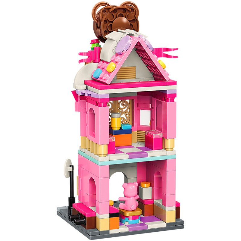Keeppley House C0109 Bear Theme House QMAN  Building Blocks Toy Set