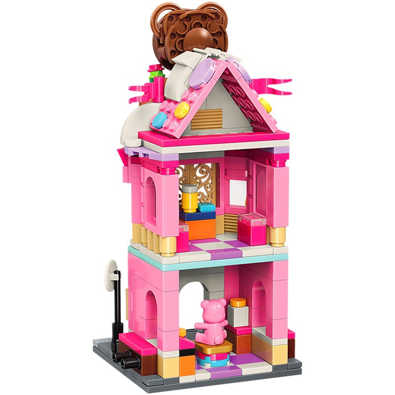 Keeppley House C0109 Bärenthemenhaus QMAN Building Blocks Toy Set