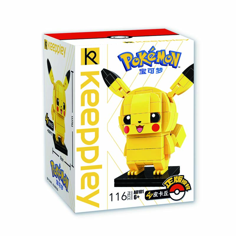 Keeppley Pokemon A0101 Pikachu Qman Bausteine Spielzeugset