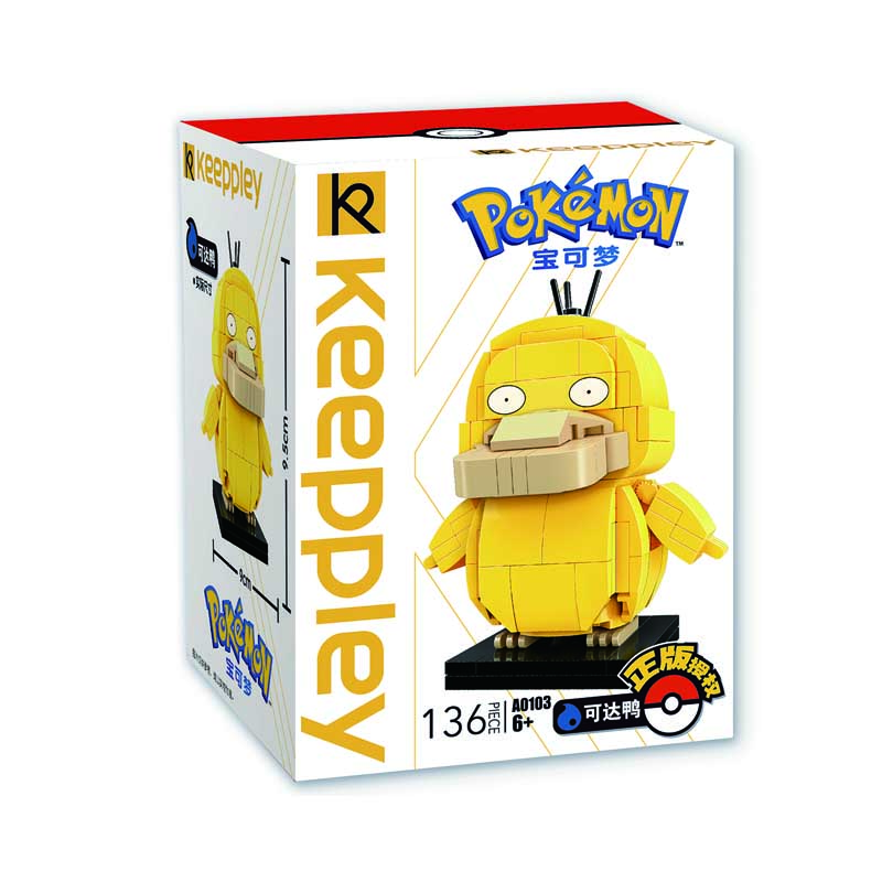 Keeppley Pokemon A0103 Psyduck Qman  Building Blocks Toy Set