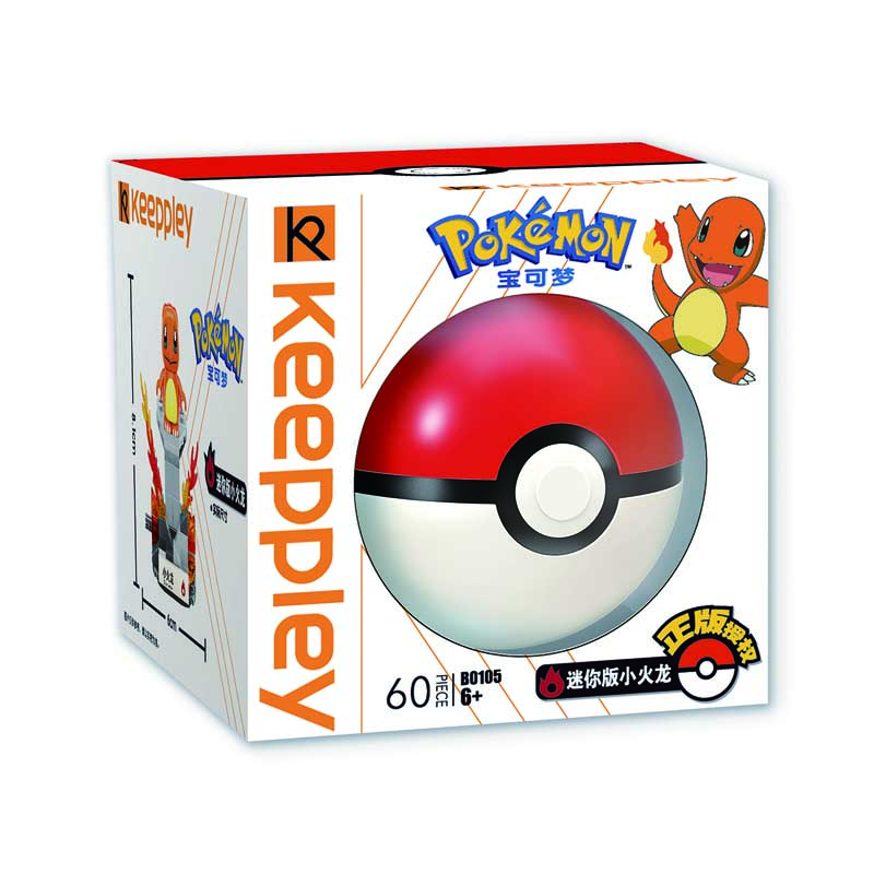 Keeppley Ppokemon B0105 Charmander Qman 빌딩 블록 장난감 세트