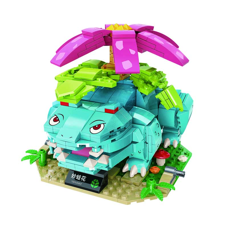 Keeppley Ppokemon B0107 Venusaur Qman Bausteine Spielzeugset