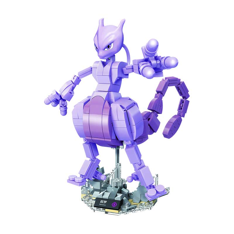 Keeppley Ppokemon B0111 Mewtwo Qman 빌딩 블록 장난감 세트