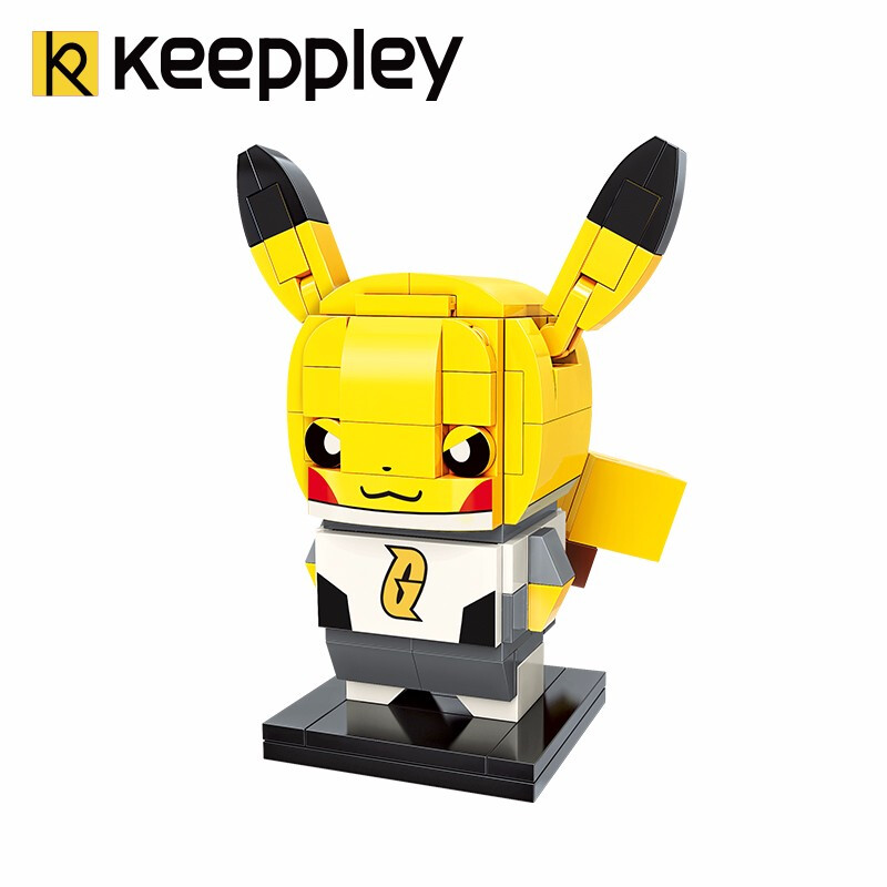 Keeppley Ppokemon K20203 Pikachu COS Galaxy Qman 빌딩 블록 장난감 세트