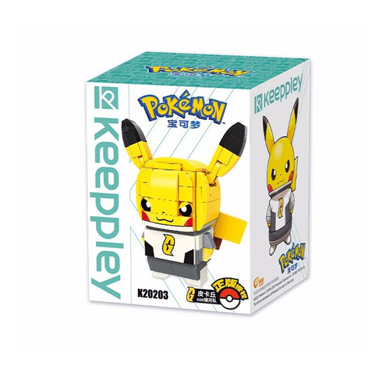 Keeppley Ppokemon K20203 Pikachu COS Galaxy Qman Building Blocks Toy Set