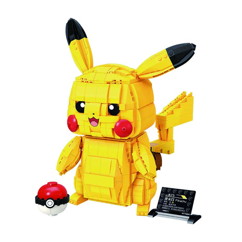 Keeppley Ppokemon S0101 Pikachu Large Qman 빌딩 블록 장난감 세트