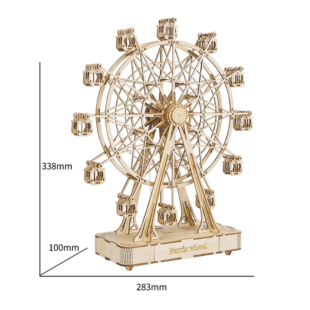 ROKR 3D Puzzle 3D Riesenrad Holzbau Spielzeugset