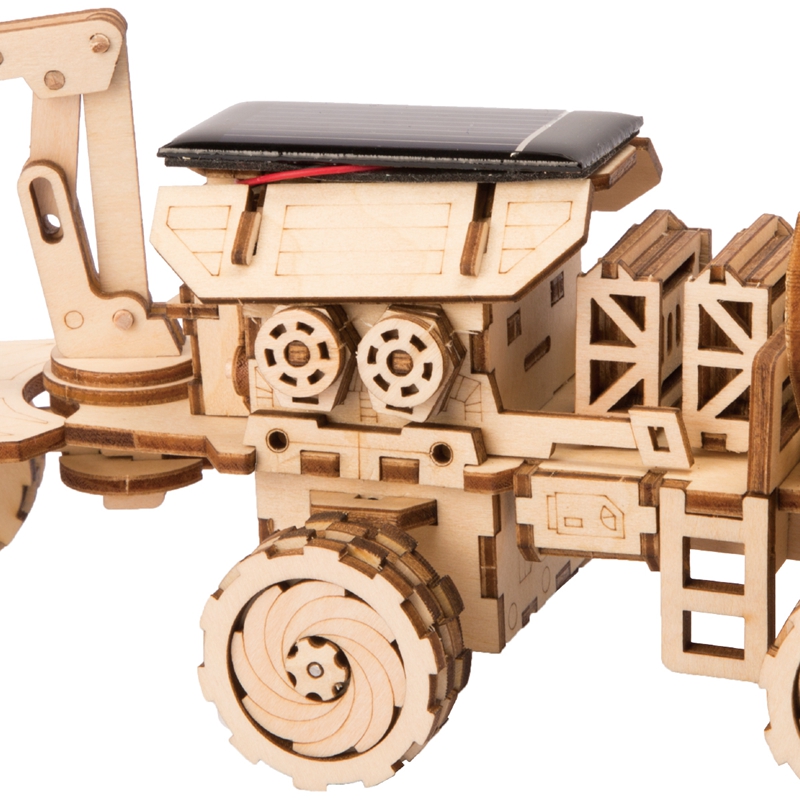 ROKR 3D Puzzle Discovery Rover Wooden Building Toy Kit