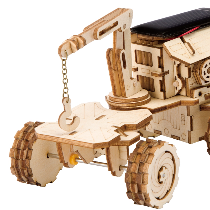 ROKR 3D Puzzle Discovery Rover Wooden Building Toy Kit