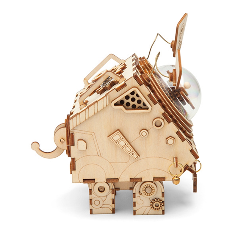 ROKR 3D Puzzle Music Box Wooden Building Toy Kit