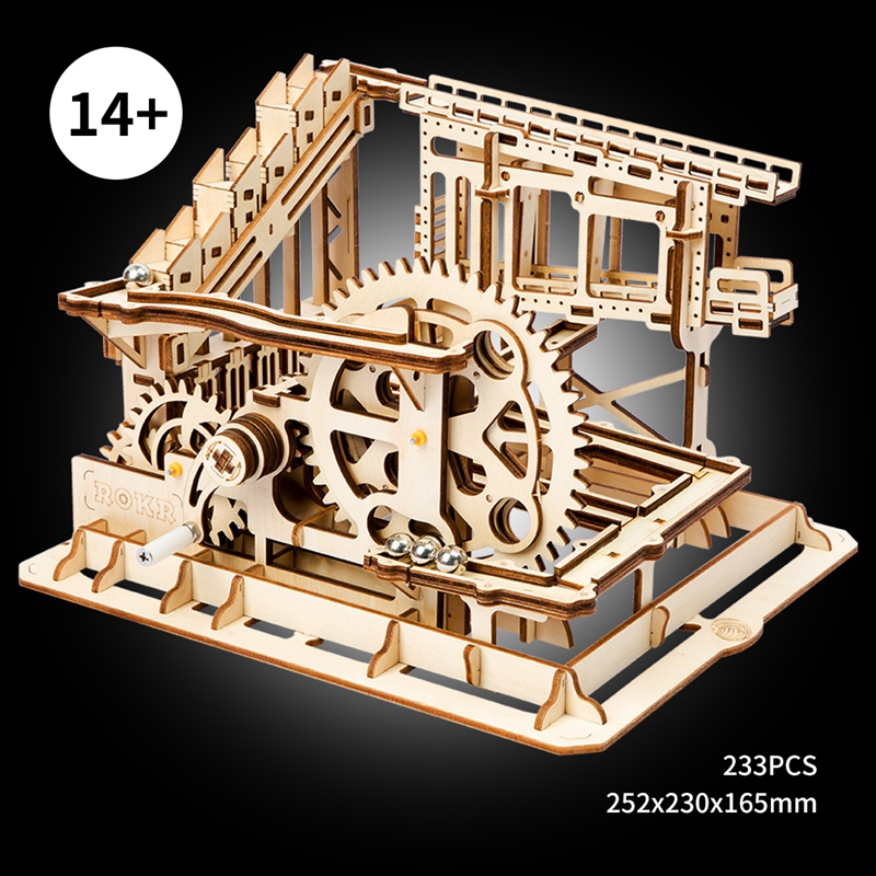 ROKR 3D Puzzle Run Game Wooden Building Toy Kit