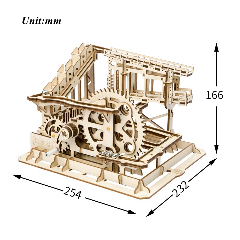 ROKR 3D Puzzle Run Spiel Wooden Building Toy Kit