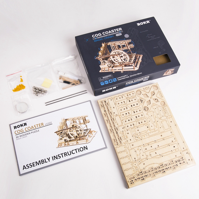 ROKR 3D Puzzle Run Spiel Wooden Building Toy Kit