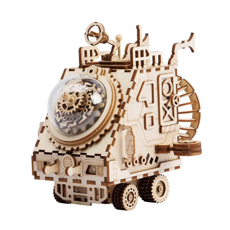 ROKR 3D Puzzle Space Vehicle Wooden Building Toy Kit