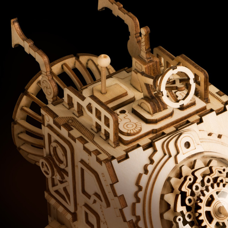 ROKR 3D 퍼즐 우주 차량 목조 건물 장난감 키트