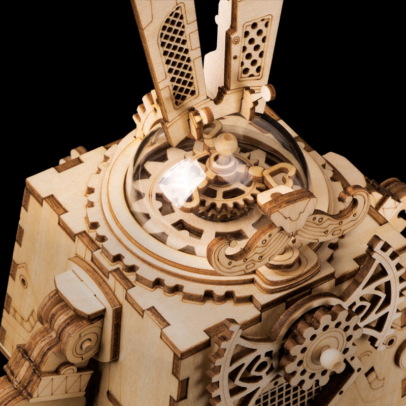 ROKR 3D Puzzle Steampunk Rabbit Wooden Building Toy Kit