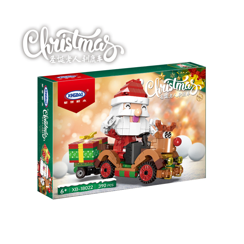XINGBAO 18022 Merry Christmas Reindeer Building Block Toy Set
