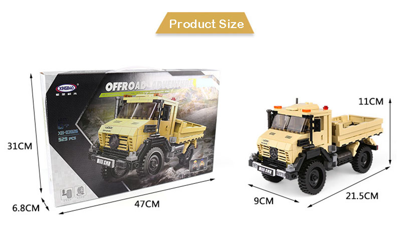 Xingbao 03026 Military Truck Bricks Vechile Building Blocks Car Set Toy for Boys 