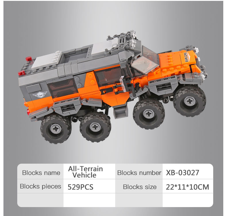 XINGBAO 03027 All-terrain Vehicle Building Bricks Set