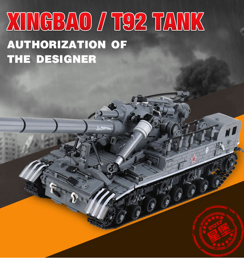 XINGBAO 06001 T92 Tank Building Bricks Set