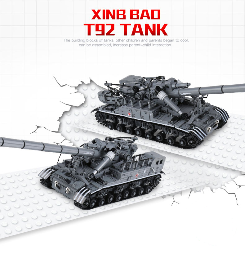 XINGBAO 06001 T92 Tank Building Bricks Set