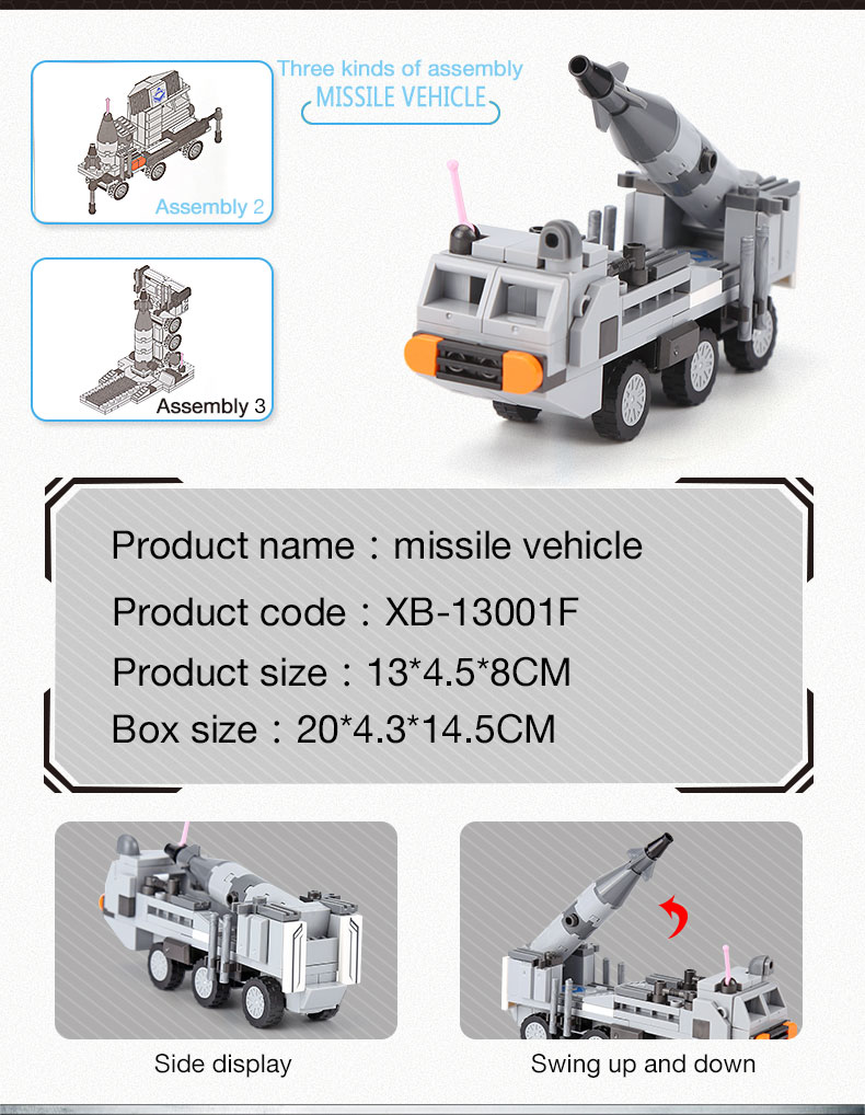 XINGBAO 13001 Battleship Building Bricks Set