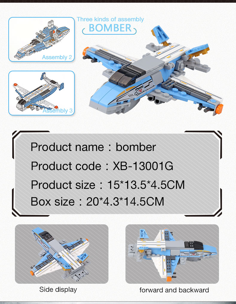 XINGBAO 13001 Battleship Building Bricks Set