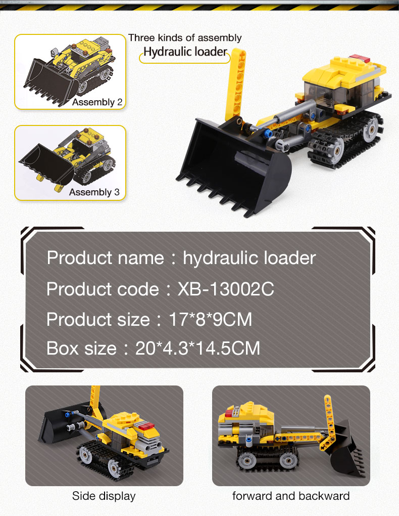 XINGBAO 13002 Excavator Building Bricks Set BuildingToyStore