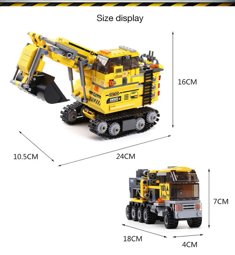 XINGBAO 13002 Excavator Building Bricks Set