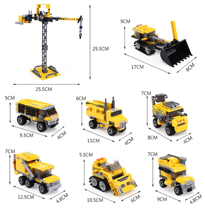 XINGBAO 13002 Bagger-Baustein-Set