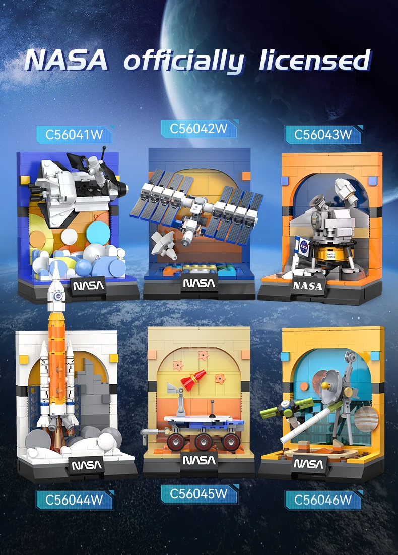 Cada C56041 NASA Space Shuttle Building Blocks Toy Set