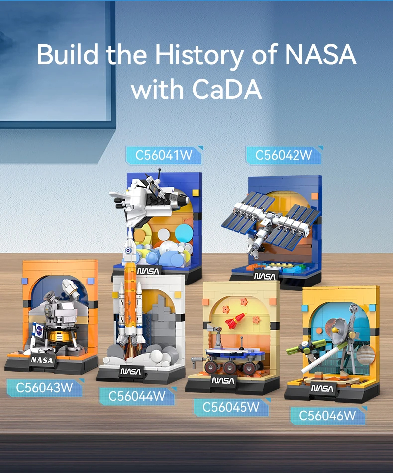 Cada C56041 NASA Space Shuttle Building Blocks Toy Set