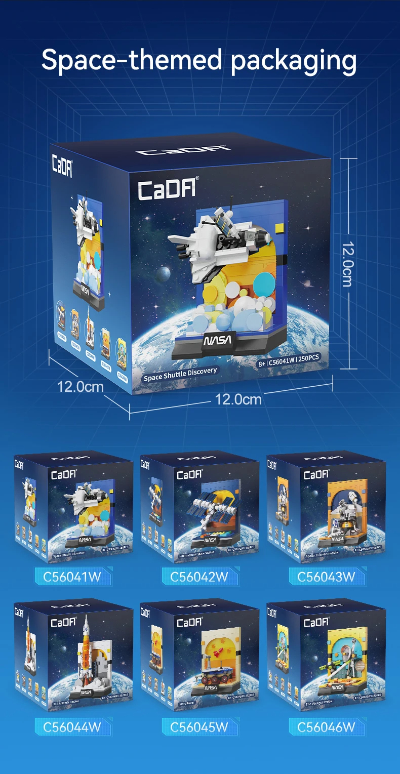 Cada C56041 NASA Space Shuttle Building Blocks Toy Set