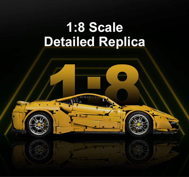 CADA C61057 Master: Ferrari 488 Bausteine-Spielzeugset