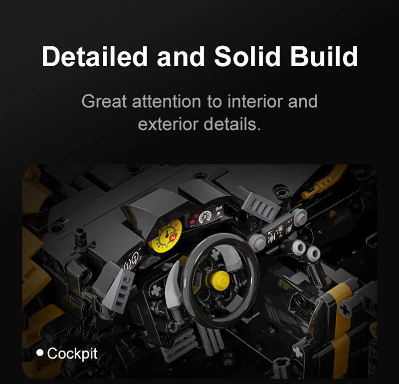 CADA C61057 Master: Ferrari 488 Bausteine-Spielzeugset