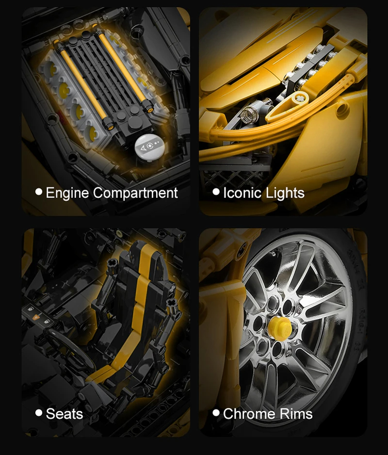 CADA C61057 Master: Ferrari 488 Bausteine-Spielzeugset
