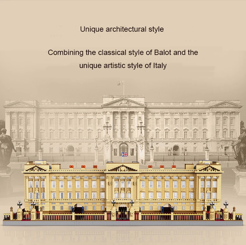 Cada C61501 Buckingham Palace Building Blocks Toy Set