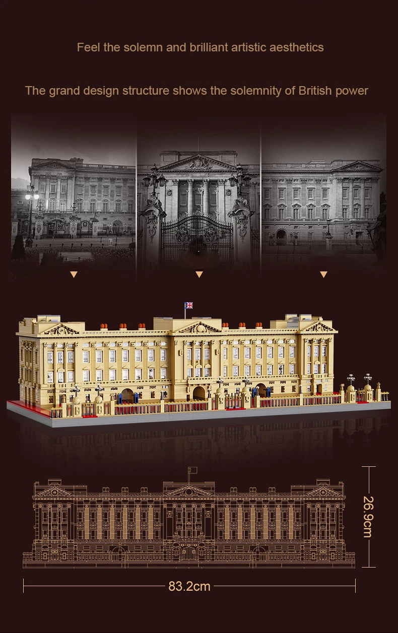 Cada C61501 Buckingham Palace Building Blocks Toy Set