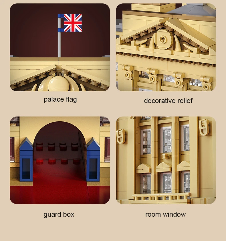 Cada C61501 Buckingham Palace Building Blocks Toy Set