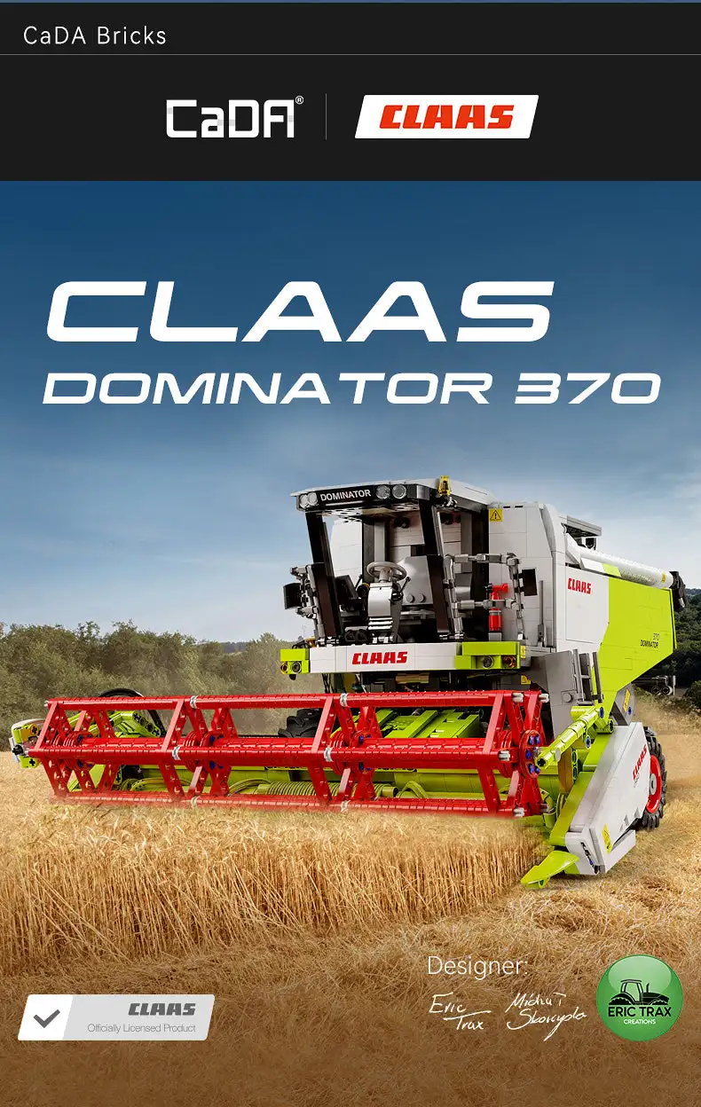 Cada C61508 CLAAS Dominator 370 Jeu de construction