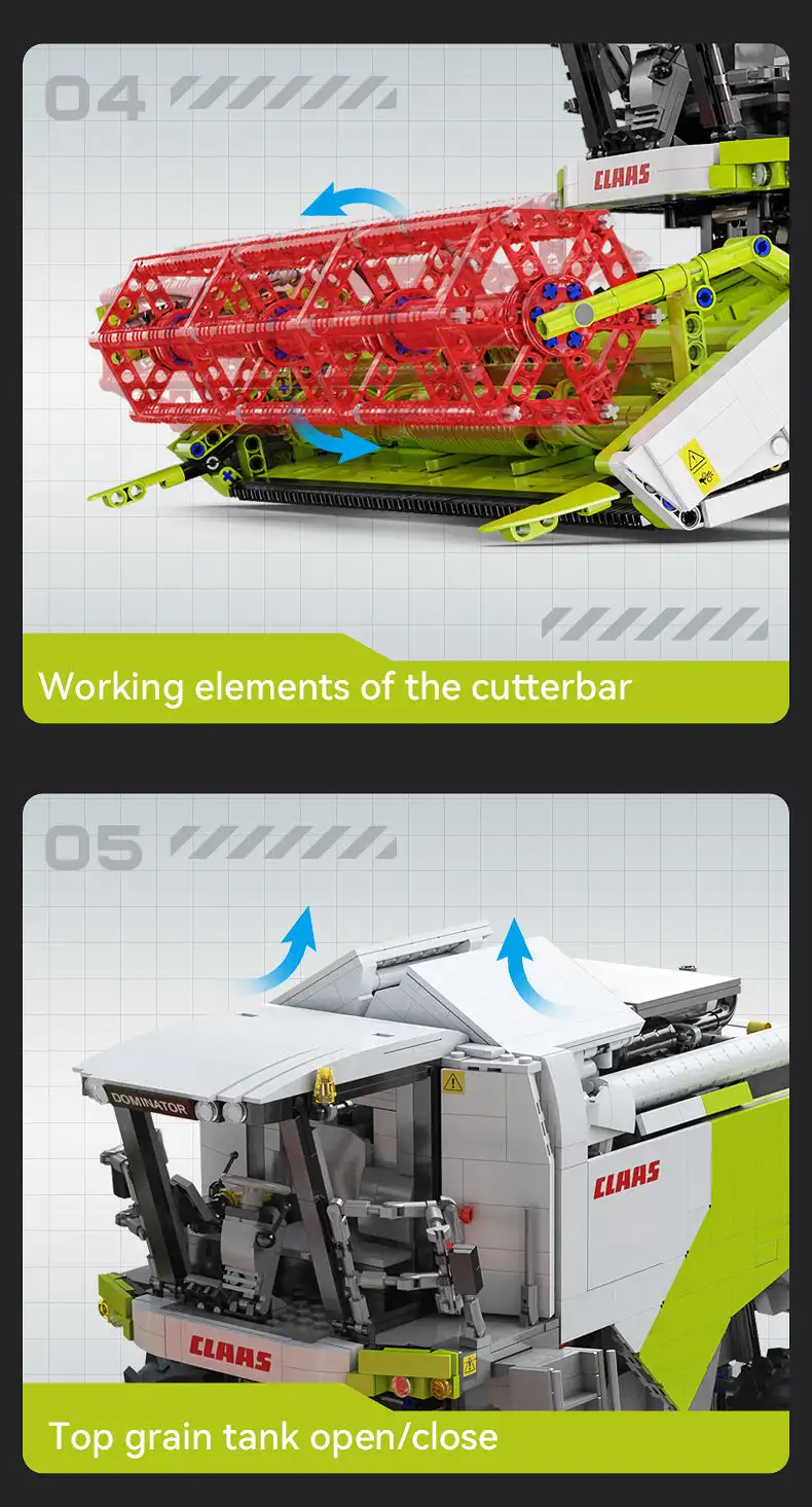 Cada C61508 CLAAS Dominator 370 Jeu de construction