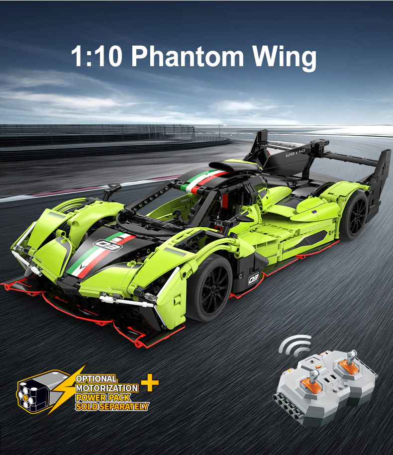 Juego de bloques de construcción CaDA C63009 Phantom Wing Supercar