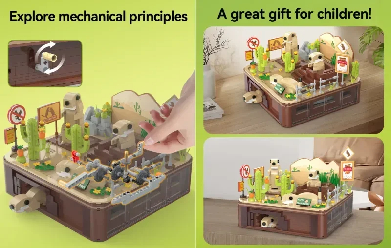 Ensemble de jouets de construction de paysage dynamique CADA C71008 Groundhog